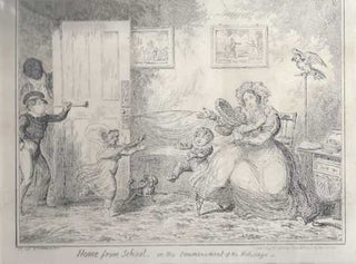 Item #74-0522 Home From School, or, the Commencement [Sic] of the Holidays. George Cruikshank, T...