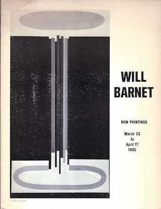 Item #74-0554 Will Barnet, new paintings. Will Barnet, Hirschl, Adler Galleries