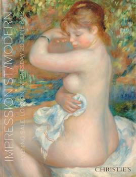 Item #75-0016 Impressionist/Modern Evening Sale. 20 June 2012. Auction #5465. Lot #s 1-71....
