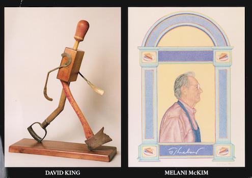 David King, Melani McKim - David King: Striders Mixed Media Sculptures & Melanie Mckim: Visual Biographies Color Pencil Drawings