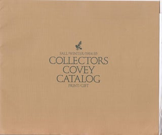 Item #75-0305 Collectors Covey Catalog, Fall/Winter, 1984-1985, 1985. Dallas. Collectors Covey,...