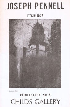 Item #75-0320 Joseph Pennell Etchings: Printletter No.8, [1985]. Boston. Childs Gallery, Boston