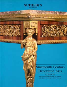 Item #75-0458 Nineteenth Century Decorative Arts, 1987. Auction #0641/51. Lot #s 1-584....