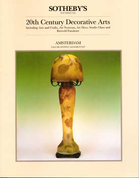 Item #75-0467 20th Century Decorative Arts, Including Arts and Crafts, Art Nouveau, Art Deco,...