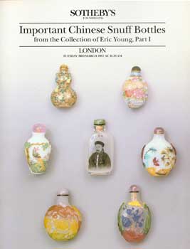 Item #75-0473 Important Chinese Snuff Bottles, from the Collection of Eric Young, Part I, 1987....