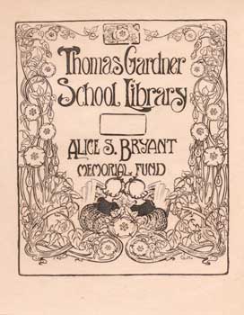 Item #75-0584 Thomas Gardner School Library [Circa 1943.]. 20th Century American Artist, Allston