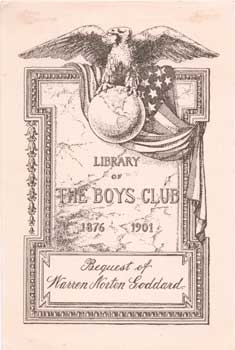 Item #75-0588 Library of The Boys Club 1876-1901 [Circa 1901.]. 20th Century American Artist, New...