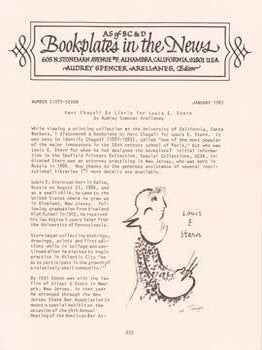 Item #75-0618 Bookplates in the News Quarterly: January, April and July 1987 editions, Numbers...