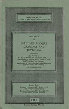 Item #75-0624 Children's Books, Drawings and Juvenilia, London. No Sale Number. Lot #s 1-567....