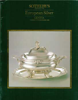 Item #75-0715 European Silver. November 11, 1986. No Sale Number. Lot # 1-176. Sotheby's, Geneva