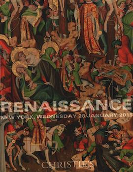 Item #75-0953 Renaissance, lot #s 101-154, sale # 3707. Lucas Cranach Agnolo Bronzino, Jacopo...