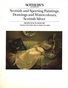 Item #75-0995 Scottish and Sporting Paintings, Drawings and Watercolours, Scottish Silver Lot #s...