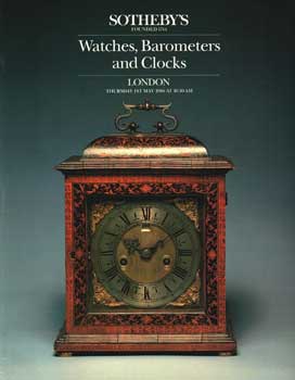 Item #75-0999 Watches, Barometers and Clocks, Lot #s 1-240, Sale #4861. Sotheby's