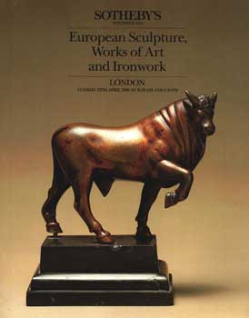 Item #75-1003 European Sculpture, works Of Art And Ironwork, Lot #s 1-459, Sale #4771. sotheby's