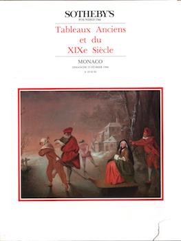 Item #75-1033 Tableaux Anciens et du XIXe Siecle, lot #s 401-694, sale # n/a; sale date...
