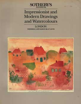 Item #75-1049 Impressionist And Modern Drawings And Watercolours, lot #s 301-458, sale # 4502;...