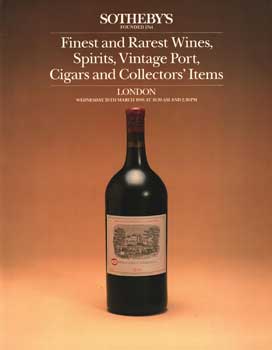 Item #75-1051 Finest And Rarest Wines, Spirits, Vintage Port, Cigars And Collectors' Items, lot...