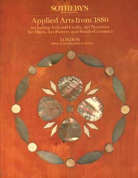 Item #75-1080 Applied Arts From 1880, Including Arts And Crafts, Art Nouveau, Art Deco, Art...