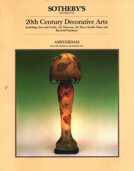 Item #75-1081 20th Century Decorative Arts, Including Arts And Crafts, Art Nouveau, Art Deco,...