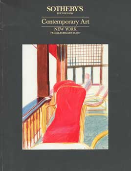 Item #75-1083 Contemporary Art, lot #s 1-171, sale #5555, February 20, 1987. Sotheby's