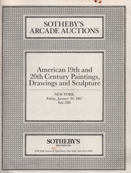 Item #75-1085 American 19th And 20th Century Paintings, Drawings And Sculpture, lot #s 1-447,...