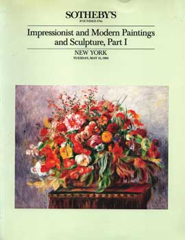 Item #75-1092 Impressionist And Modern Paintings And Sculpture, Part I, lot #s 2-61, sale #5454,...
