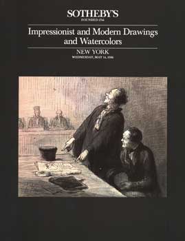 Item #75-1100 Impressionist And Modern Drawings And Watercolors, lot #s 101-182, sale #5455, May...