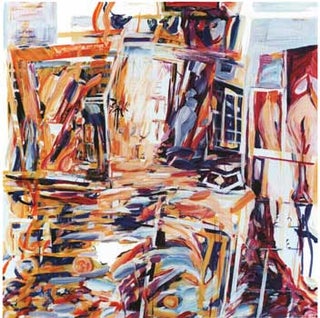 Item #75-1154 Naomie Kremer, Telling Paint: Paris, Oakland, March 6-April 19, 2003. Announcement...