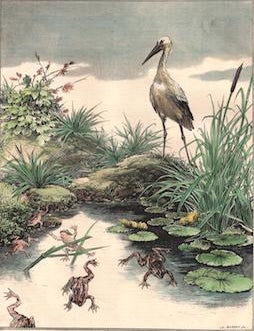 Item #75-1303 "Sauve Qui Peut" 1892. A. Barret.