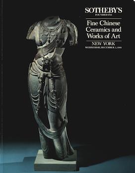 Item #75-1403 Fine Chines Ceramics and Works of Art, lot #s 1-290, sale # 5521; sale date...