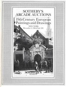 Item #75-1411 19th Century European Paintings And Drawings, lot #s 1-379, sale # 1181; sale date...
