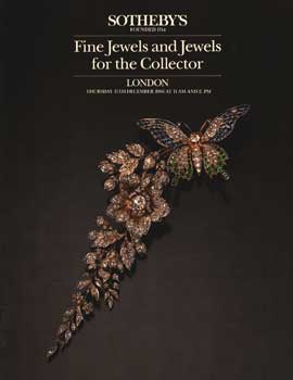 Item #75-1422 Fine Jewels And Jewels For The Collectors, lot #s 1-390, sale # 7107; sale date...