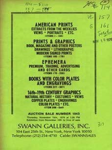 Item #75-1438 American Prints, Prints & Graphics, Ephemera, Books With Color Plates And...
