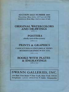 Item #75-1439 Original Watercolors And Drawings, Posters, Prints & Graphics, Books With Plates &...