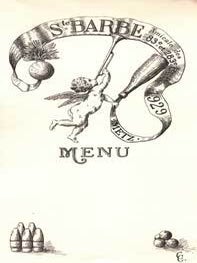 Item #75-1668 Menu for Amicale Des Anciens Combattants Des 83e Et 283e R.A.L meal, 1929. Amicale...