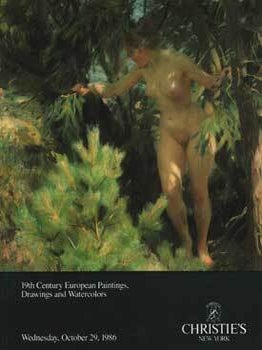 Item #75-1946 19th Century European Paintings, Drawings and Watercolors, October 29, 1986, Lot #s...
