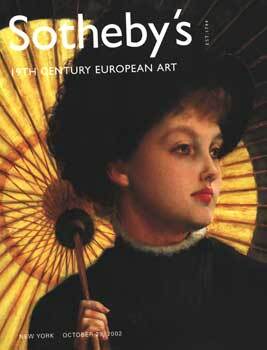 Item #75-2079 19th Century European Art, October 29, 2002, Lot #s 1-158, Sale #NO7834. Sotheby's