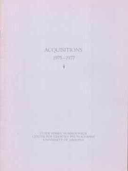 Item #75-4324 Aquisitions 1975-1977, Compiled by Sharon Denton. Guide Series Number Four....
