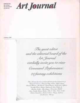 Item #75-5255 Art Journal, Summer 1980 Vol. 39 No. 4, (Themes: Command Performances; Vanished...