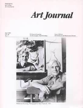 Item #75-5261 Art Journal, Fall 1989 Vol. 48, No. 3, (Themes: Willem de Kooning, On His Eighty-Fifth Birthday). Bill Berkson, Rackstraw Downes, Jane Edelson.