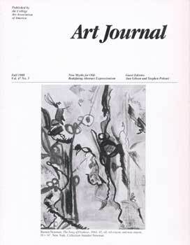 Item #75-5262 Art Journal, Fall 1988 Vol. 47, No. 3, (Themes: New Myths for Old: Redefining...