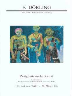 Item #75-5726 Zeitgenossische Kunst Sonderauktion aus Bestanden des Ernst Barlich Museums, Wedel,...