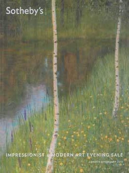 Impressionist & Modern Art Evening Sale. Feb. 8, 2012, Auction # L 12002, Lot #s 1 - 53. Sotheby's, London.