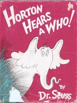 Item #75-6325 Horton Hears a Who! Dr. Seuss