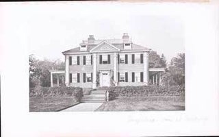 Item #75-6890 Photogravure of Longfellow's Home at Cambridge. 19th Century Artist