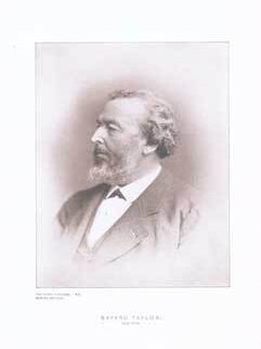 Item #75-6992 Portrait of Bayard Taylor, 1825-1878: The Perry Pictures 49. The Perry Pictures,...