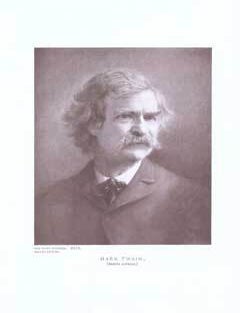 Item #75-6998 Portrait of Mark Twain (Samuel Clemens): The Perry Pictures 2515. The Perry Pictures, Boston.
