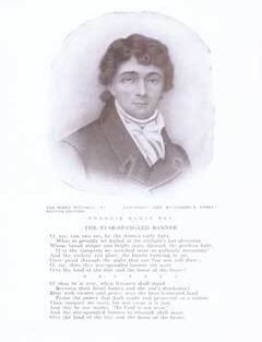 Item #75-6999 Portrait of Francis Scott Key: The Perry Pictures 63. (with Text of The Star Spangled Banner). The Perry Pictures, Boston.