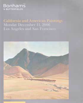 Item #75-7046 California and American Paintings. Dec. 11, 2006, Sale # 14,048, Lot #s 1 - 281....
