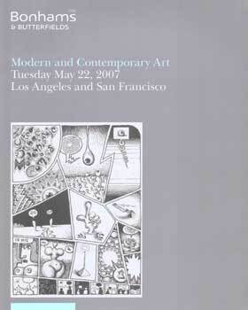 Item #75-7055 Modern and Contemporary Art. May. 22, 2007, Sale # 15,222, Lot #s 1 - 292. Bonhams,...